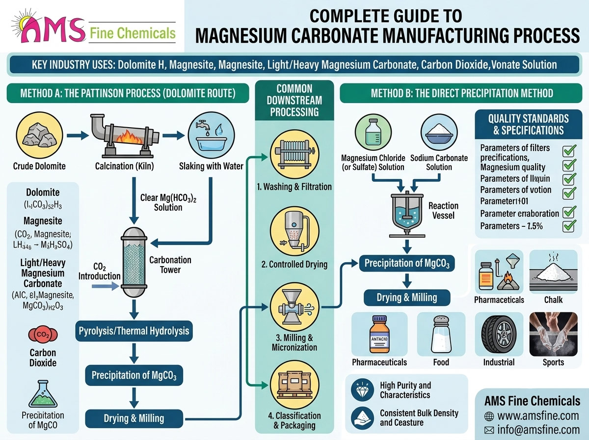 Complete Guide to Magnesium Carbonate Manufacturing Process