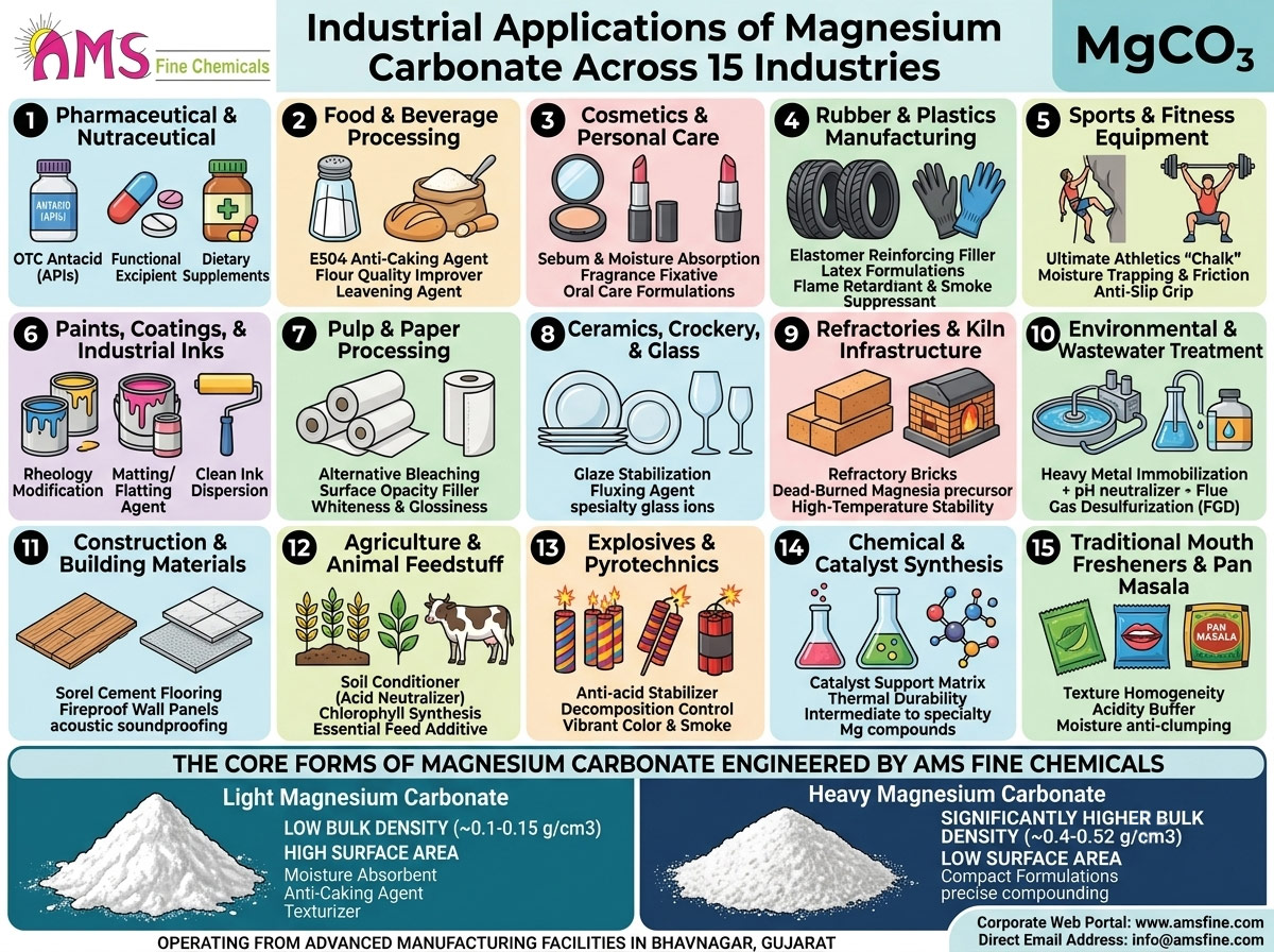 Industrial Applications of Magnesium Carbonate Across 15 Industries