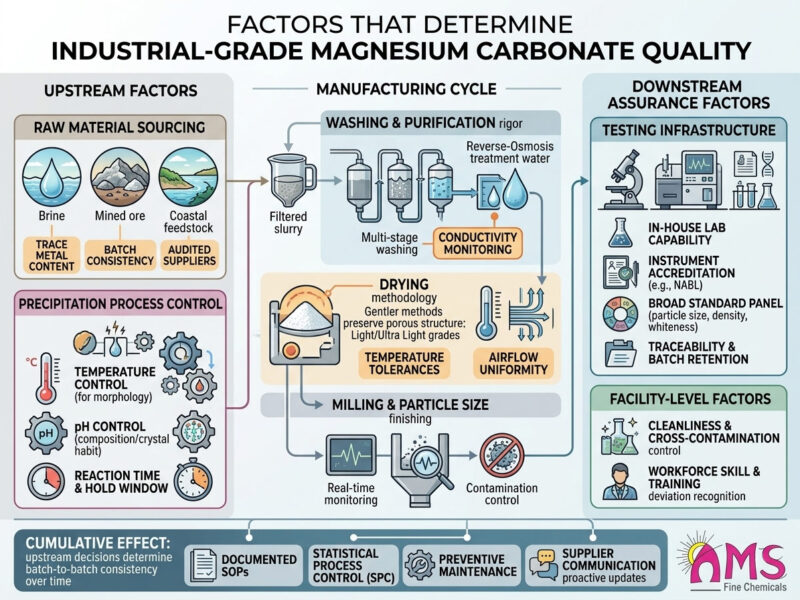 Factors That Determine the Quality of Industrial-Grade Magnesium Carbonate