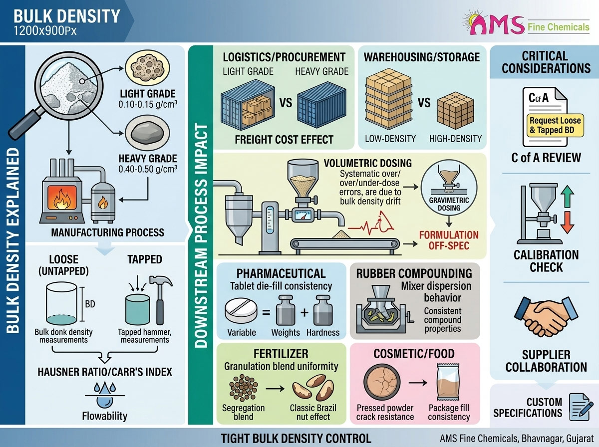 Magnesium Carbonate Bulk Density: Why It Matters in Industrial Processing