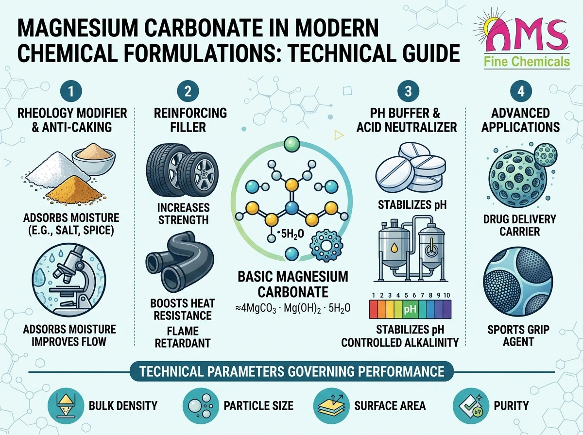 Magnesium Carbonate in Modern Chemical Formulations: A Technical Guide for Manufacturers
