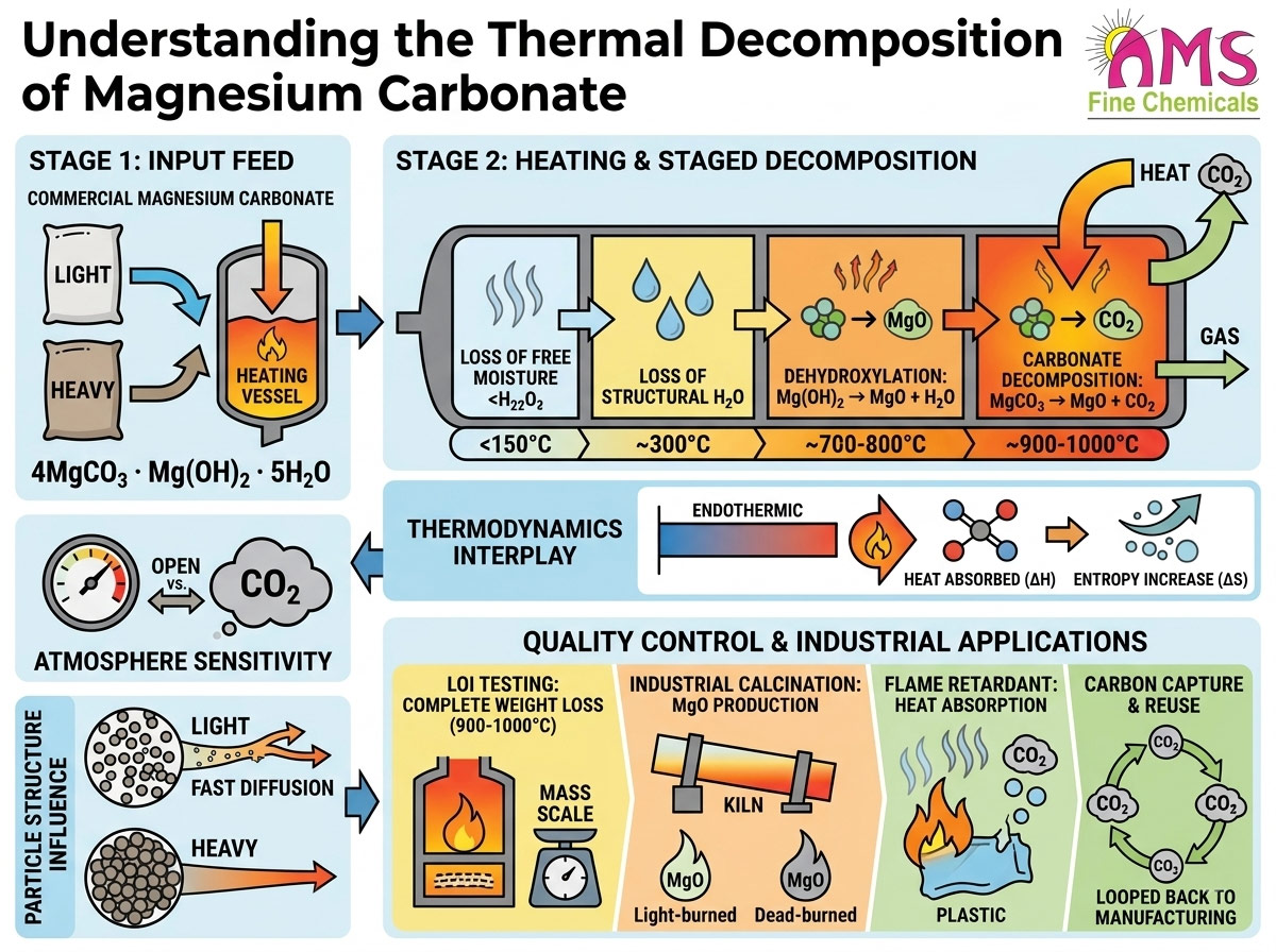Understanding the Thermal Decomposition of Magnesium Carbonate