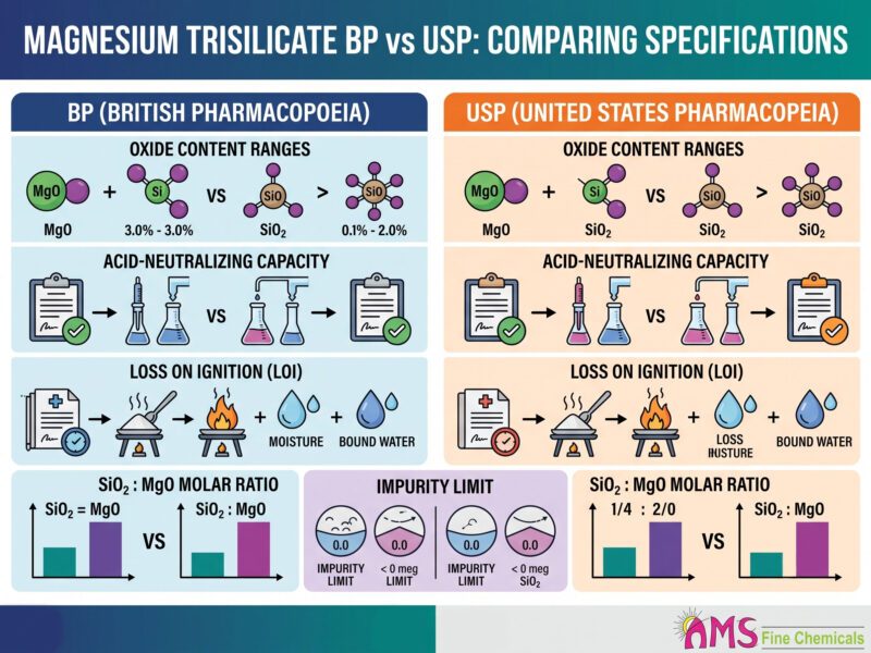 Magnesium Trisilicate BP vs USP