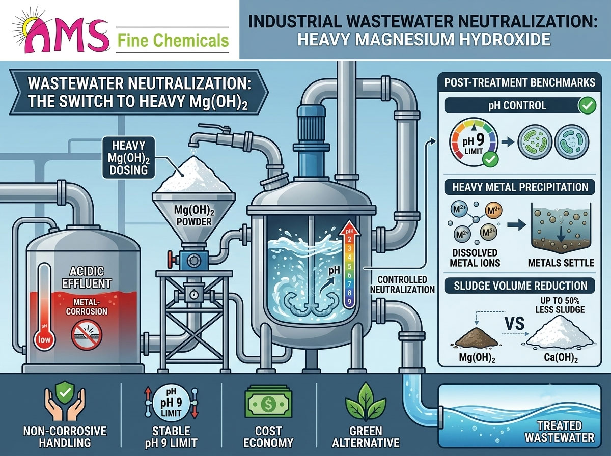 Heavy Magnesium Hydroxide for Industrial Wastewater Neutralization