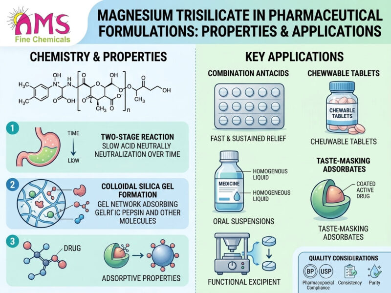 Magnesium Trisilicate in Pharmaceutical Formulations: Properties and Applications